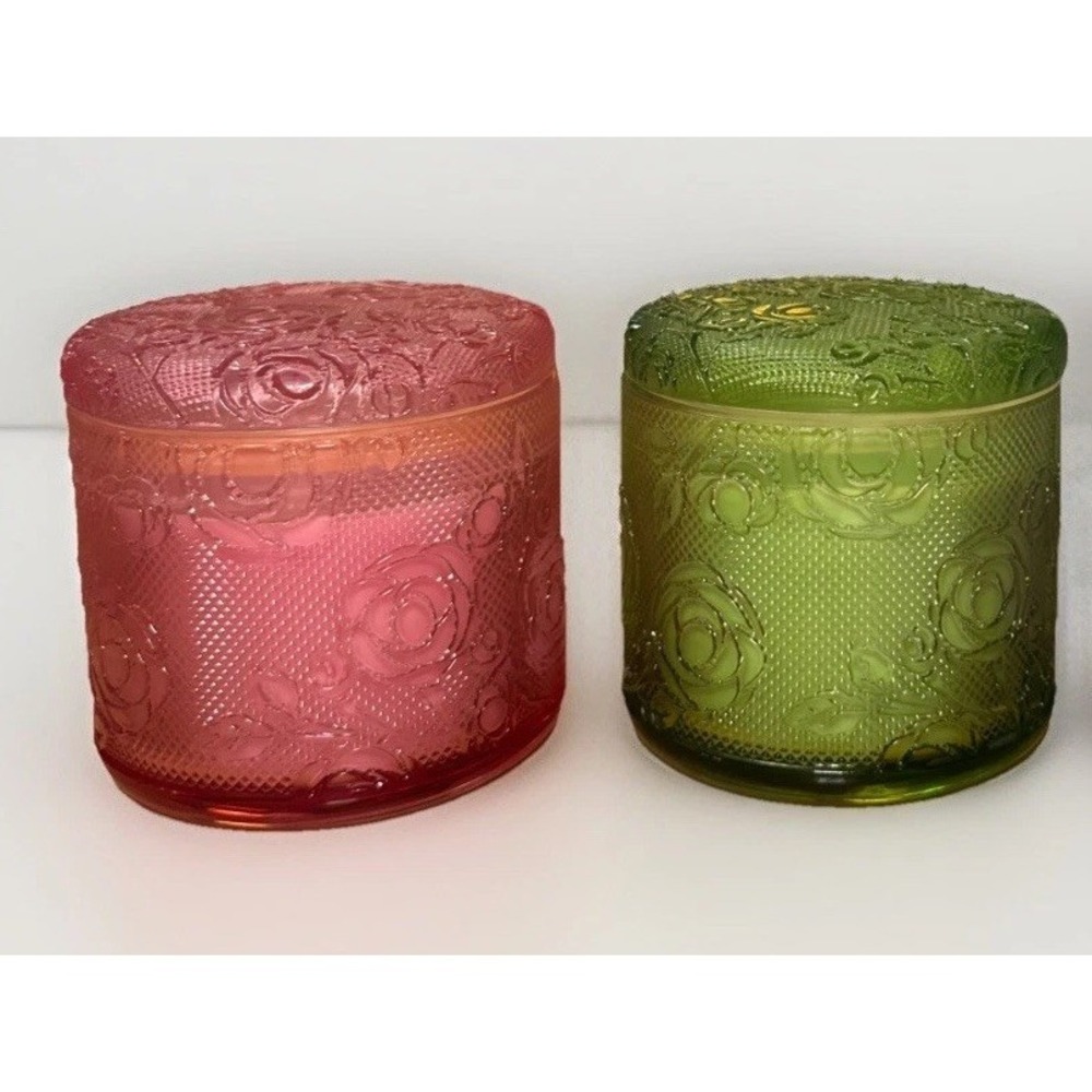 HomeWorx by Harry Slatkin Spring Scents Candles Lemon Leaf & Pink Poppy Apricot